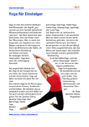 Yoga für Einsteiger